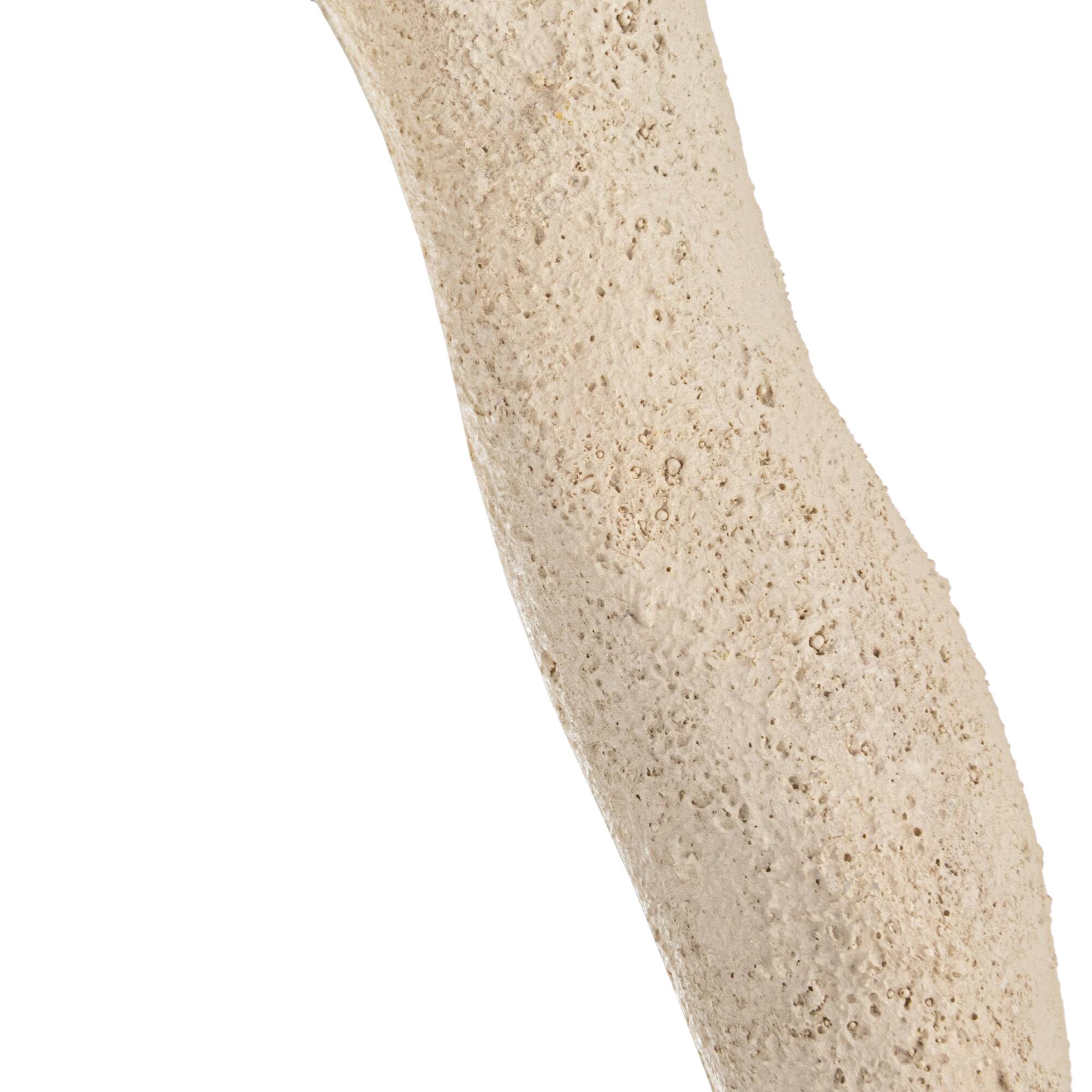 Hello Honey® Cream Framed Organic Shaped Wall Mirror